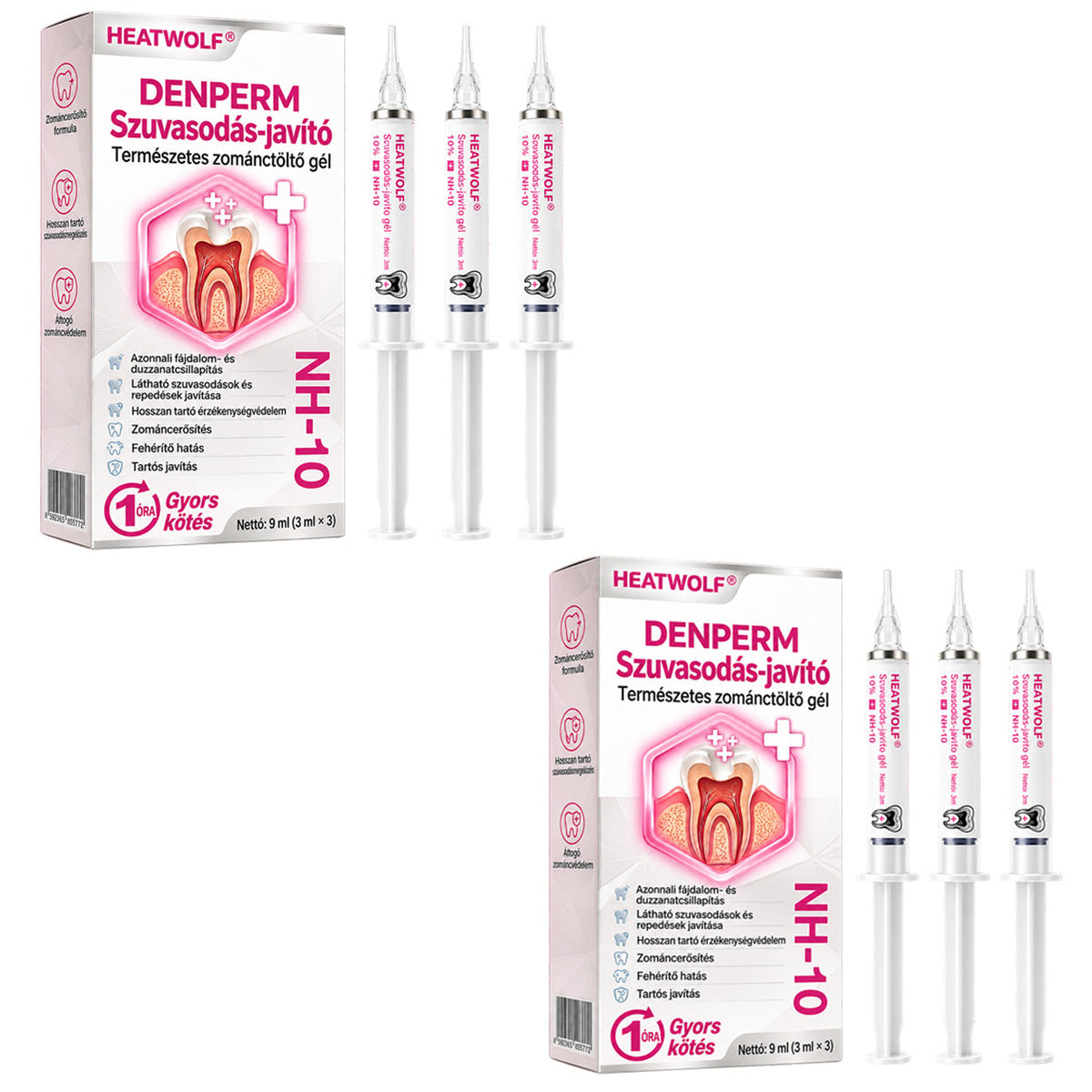 ⭐👨‍⚕️🦷HEATWOLF® DenPerm – Természetes fogzománc-töltő gél a fogszuvasodás helyreállítására🐟🐟
