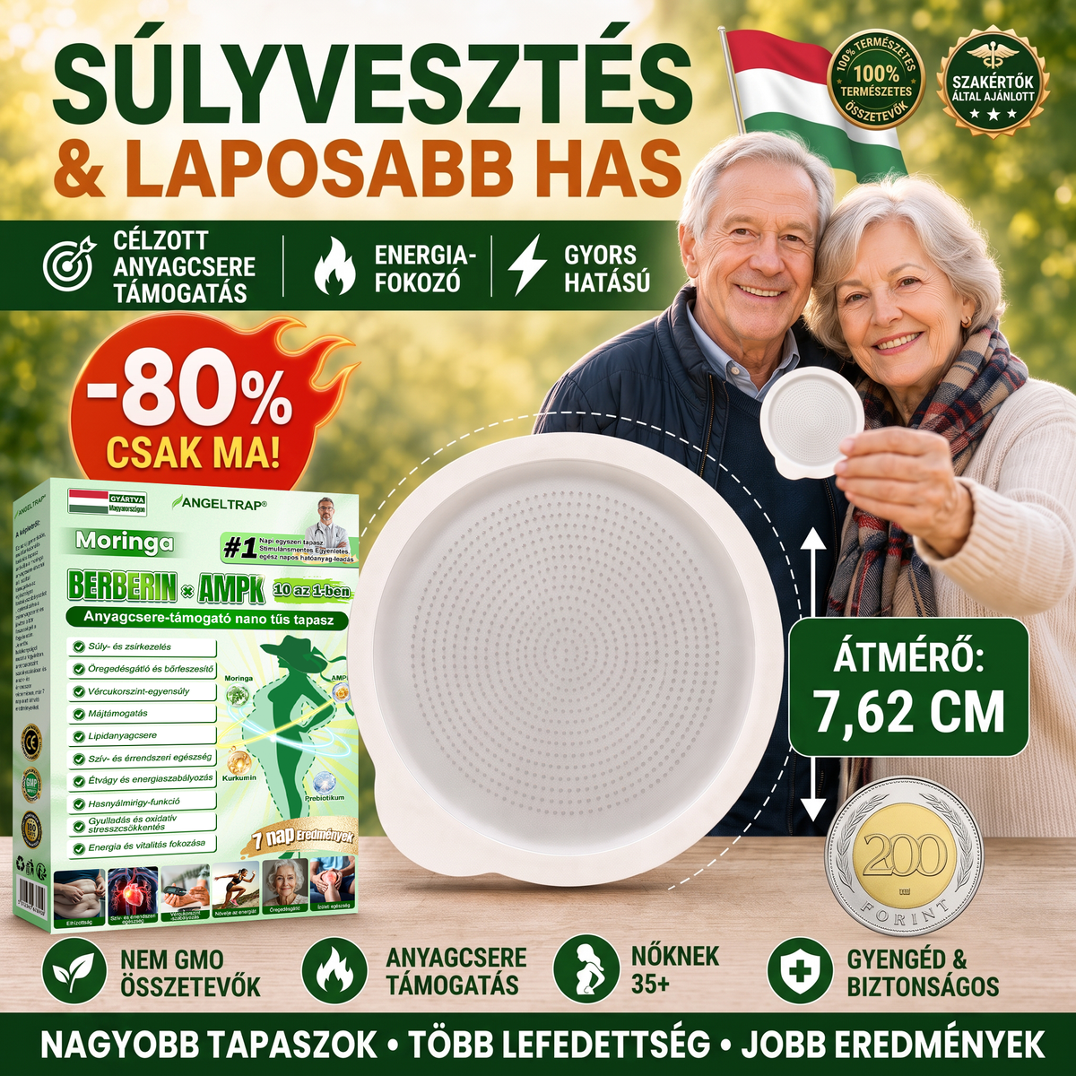 ✨✨✨ANGELTRAP® 𝗠𝗼𝗿𝗶𝗻𝗴𝗮 × 𝗕𝗲𝗿𝗯𝗲𝗿𝗶𝗻𝗲 × 𝗔𝗠𝗣𝗞 𝟭𝟬-𝗶𝗻-𝟭 𝗠𝗲𝘁𝗮𝗯𝗼𝗹𝗶𝗰 𝗦𝘂𝗽𝗽𝗼𝗿𝘁 𝗡𝗮𝗻𝗼 𝗠𝗶𝗰𝗿𝗼𝗻𝗲𝗲𝗱𝗹𝗲 𝗣𝗮𝘁𝗰𝗵 🇭🇺 (𝐍𝐚𝐩𝐨𝐧𝐭𝐚 𝐜𝐬𝐚𝐤 𝐞𝐠𝐲𝐬𝐳𝐞𝐫, 𝐥𝐚́𝐭𝐡𝐚𝐭𝐨́ 𝐯𝐚́𝐥𝐭𝐨𝐳𝐚́𝐬𝐨𝐤 𝐦𝐚́𝐫 𝟕 𝐧𝐚𝐩 𝐚𝐥𝐚𝐭𝐭)  ✅ 𝐄𝐥𝐡𝐢́𝐳𝐚́𝐬𝐫𝐚,  𝐜𝐮𝐤𝐨𝐫𝐛𝐞𝐭𝐞𝐠𝐬𝐞́𝐠𝐫𝐞, 𝐚𝐥𝐯𝐚́𝐬𝐢 𝐚𝐩𝐧𝐨𝐞́𝐫𝐚, 𝐢́𝐳𝐮̈𝐥𝐞𝐭𝐢 𝐩𝐫𝐨𝐛𝐥𝐞́𝐦𝐚́𝐤𝐫𝐚 𝐞́𝐬 𝐦𝐞́𝐠 𝐬𝐨𝐤 𝐦𝐚́𝐬𝐫𝐚