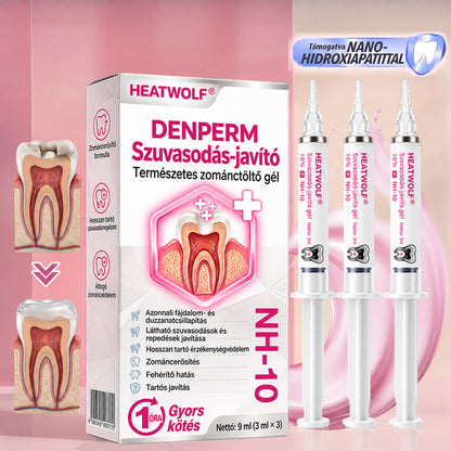 ⭐👨‍⚕️🦷HEATWOLF® DenPerm – Természetes fogzománc-töltő gél a fogszuvasodás helyreállítására🐟🐟