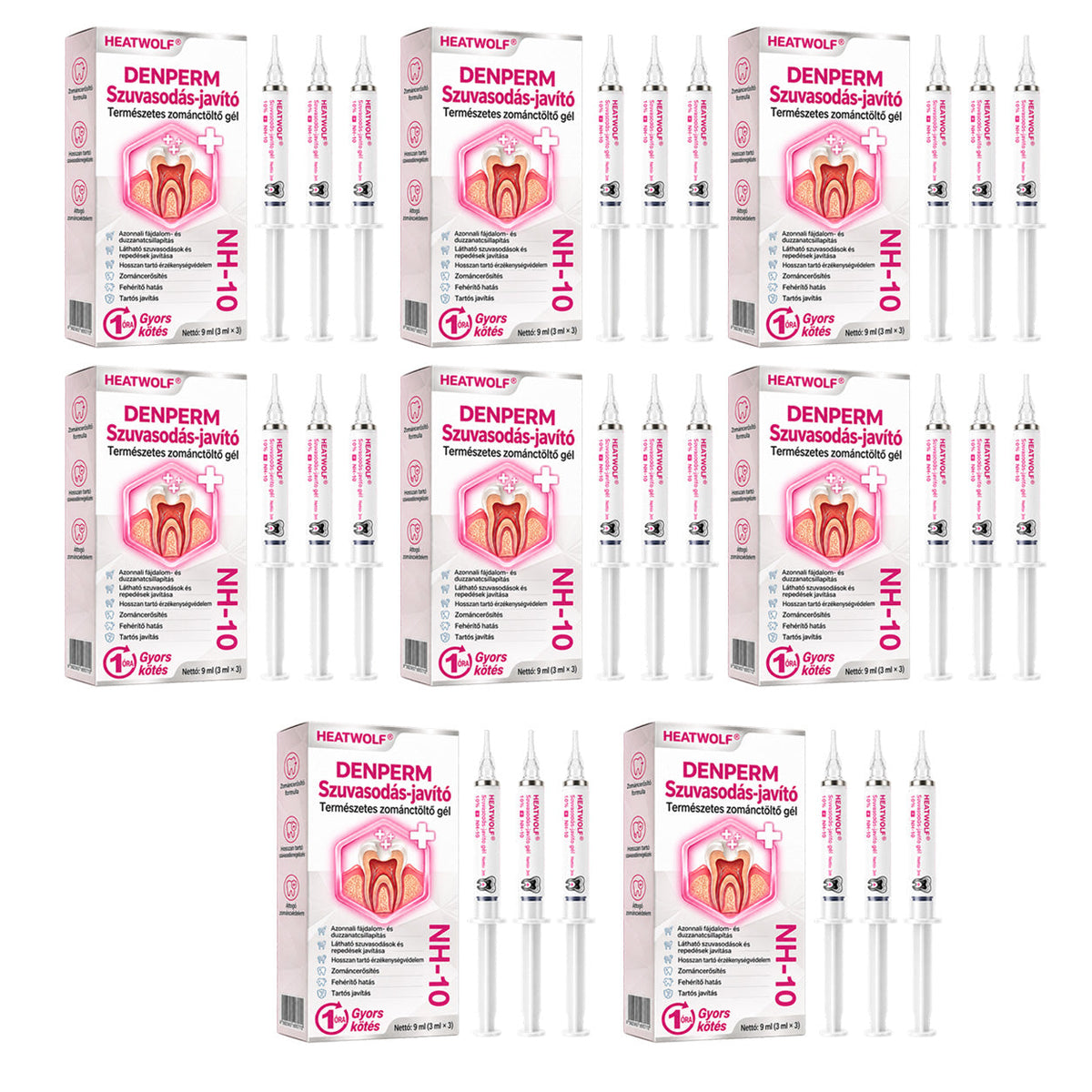 ⭐👨‍⚕️🦷HEATWOLF® DenPerm – Természetes fogzománc-töltő gél a fogszuvasodás helyreállítására🐟🐟