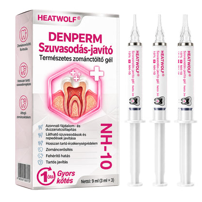 ⭐👨‍⚕️🦷HEATWOLF® DenPerm – Természetes fogzománc-töltő gél a fogszuvasodás helyreállítására🐟🐟