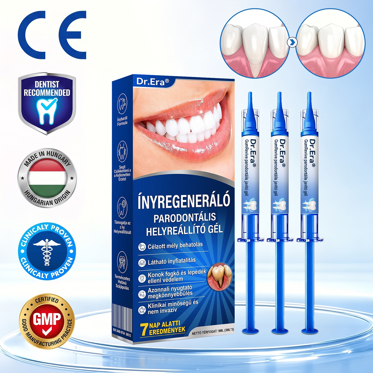 匈牙利牙齿🇭🇺🏅🦷🛡️ Dr.Era® GumRevive Parodontális Regeneráló Gél 💎（副本）