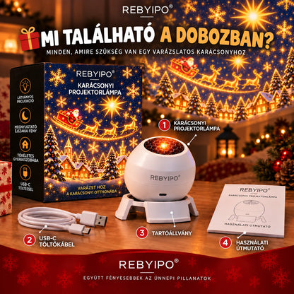 REBYIPO®🎅🎁 Varázslatos karácsonyi fények ✨ Gyújtsd fel az ünnep varázsát🎄