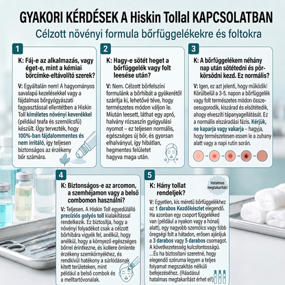 🌟Hivatalos Márkabolt | 🚢🚢 Hiskin® 7 napos Szemölcseltávolító Roll-on Ápoló Folyadék (Fájdalommentes rollerball technológia, hegek nélkül) 🐬