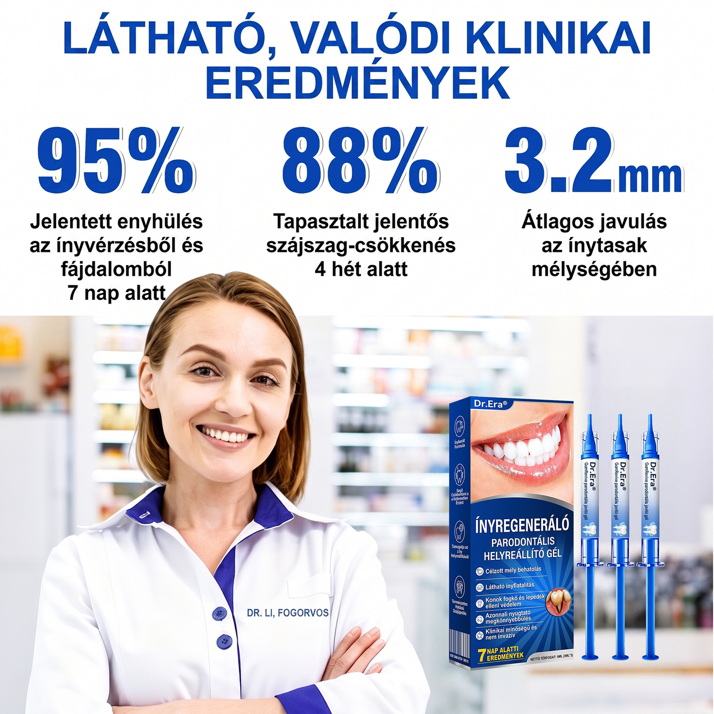 匈牙利牙齿🇭🇺🏅🦷🛡️ Dr.Era® GumRevive Parodontális Regeneráló Gél 💎（副本）